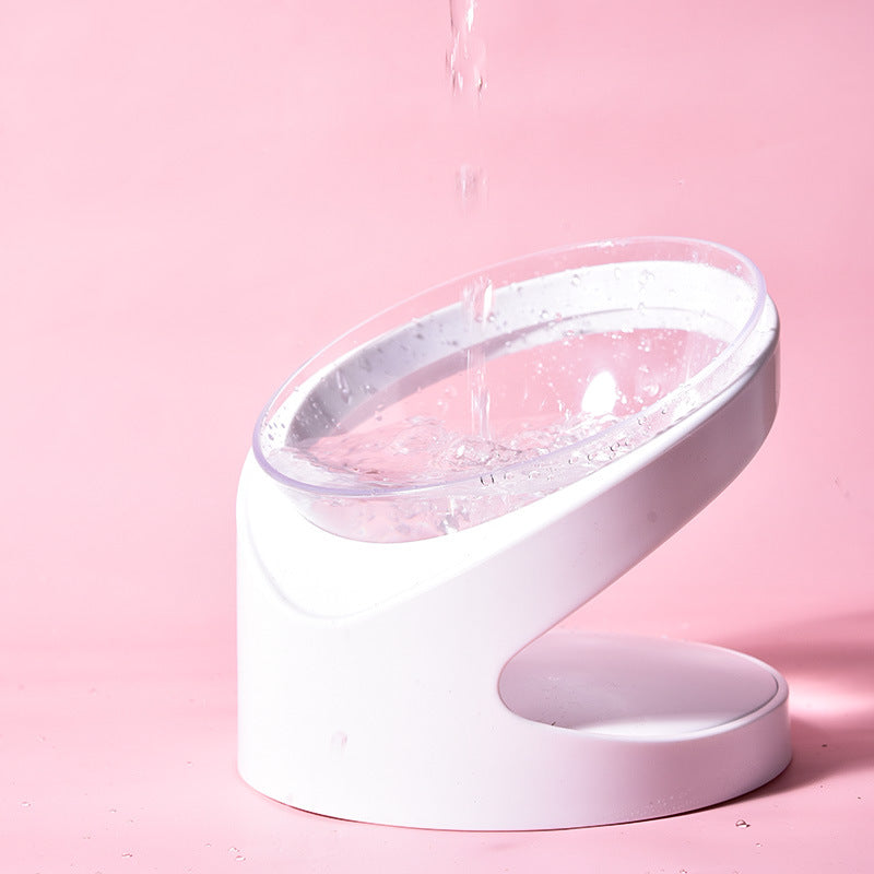 Tilted Pet Bowl with Anti-Slip Stand