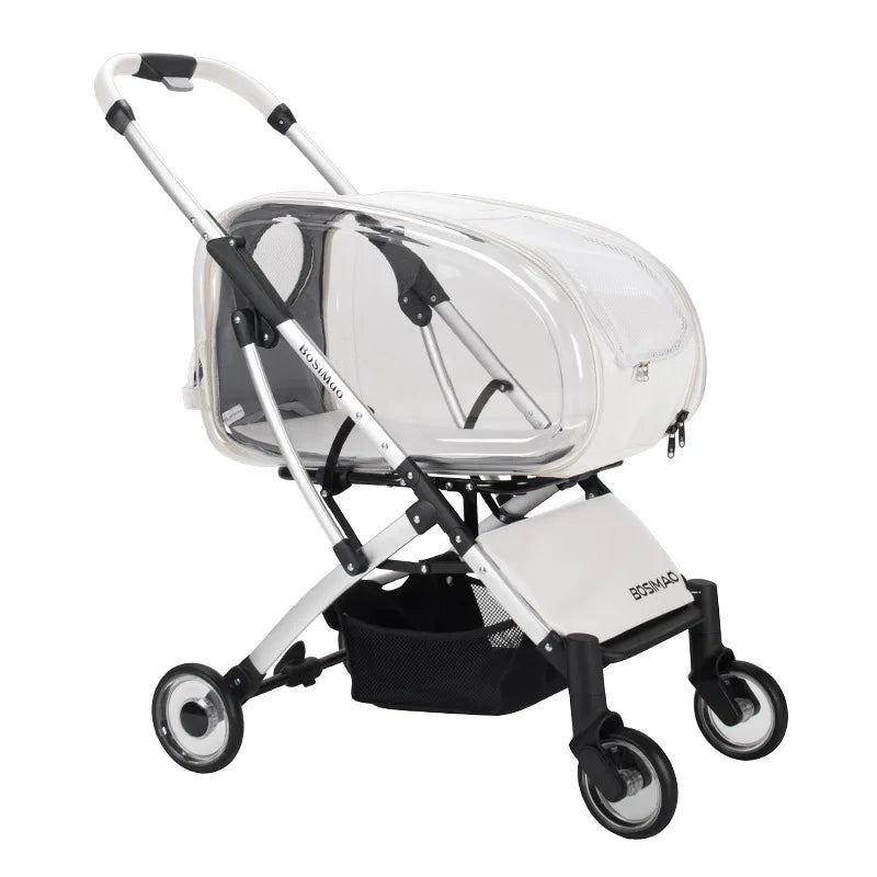 Foldable 4-Wheel Pet Stroller