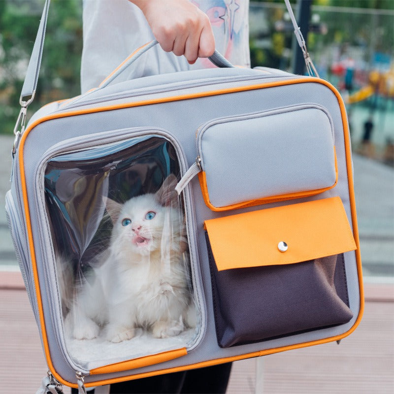 Large Canvas Pet Shoulder Bag