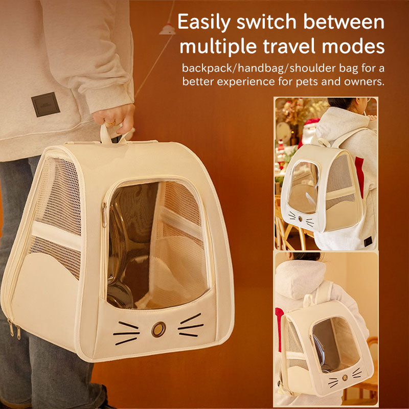 Breathable Mesh Pet Carrier Backpack
