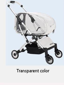 Foldable 4-Wheel Pet Stroller