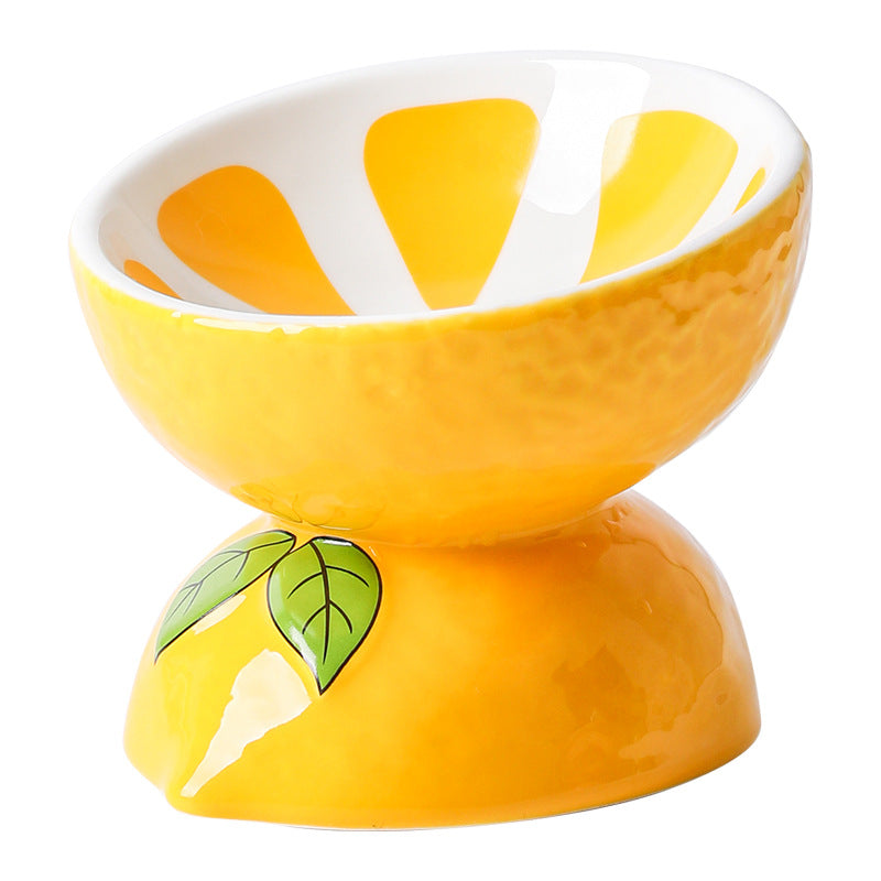 Elevated Ceramic Cat Bowl