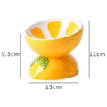 Elevated Ceramic Cat Bowl