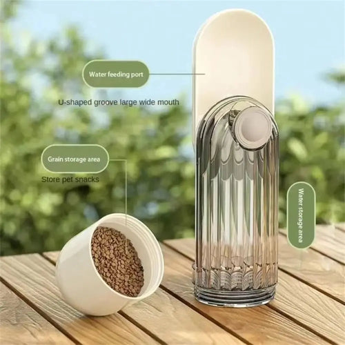 2-in-1 Portable Pet Water Bottle & Bowl