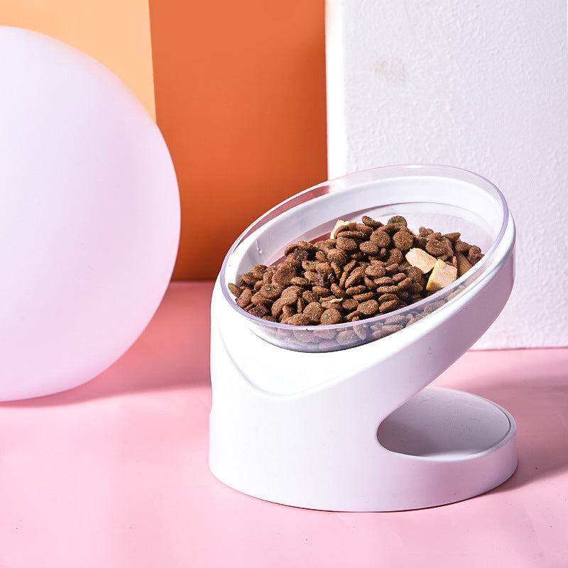 Tilted Pet Bowl with Anti-Slip Stand