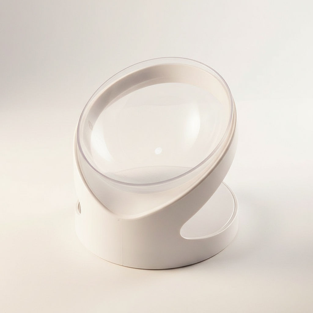 Tilted Pet Bowl with Anti-Slip Stand